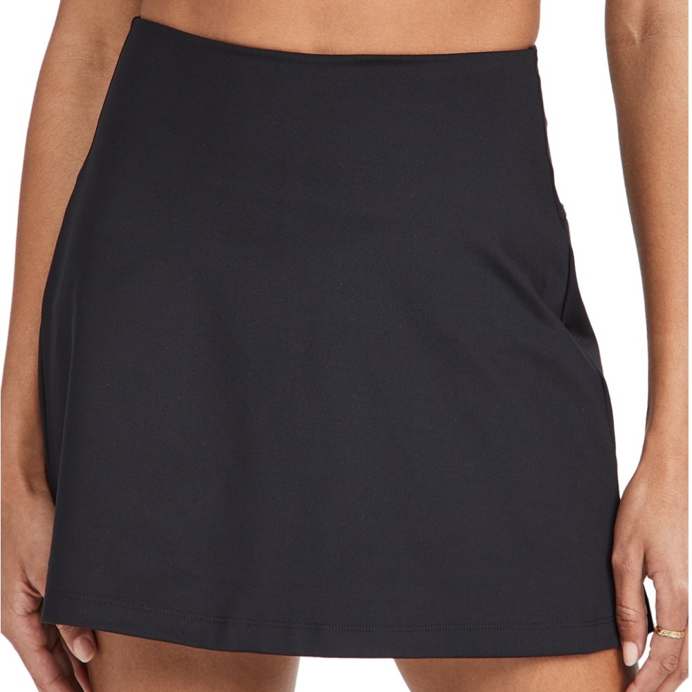 Girlfriend Collective Black Mini Skirt
